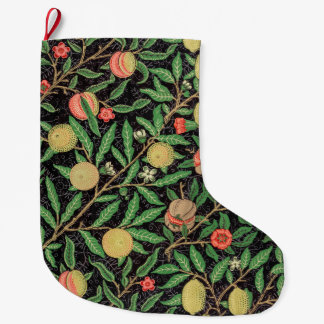 Vintage Botanical Fruit & Foliage – Large Christma Large Christmas Stocking