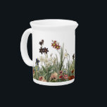 Vintage Botanical Garden Flowers Ceramic Pitcher<br><div class="desc">Vintage Botanical Garden Flowers from botanical illustration from the 19th century,  on a ceramic pitcher.</div>