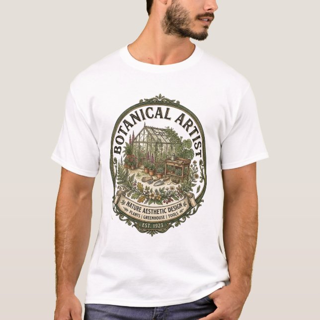 Vintage Botanical Garden Shirt (Front)