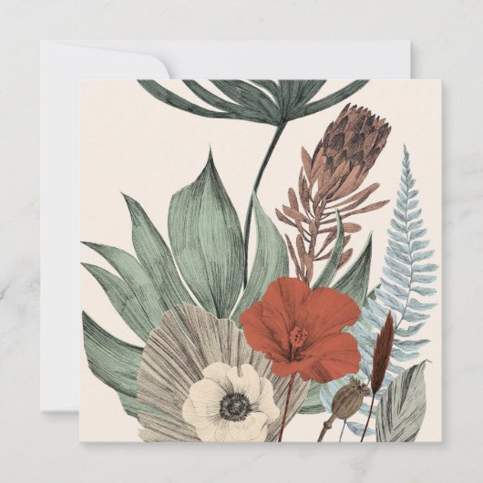 Vintage Botanical Garden – Wildflowers & Protea Il (Front)