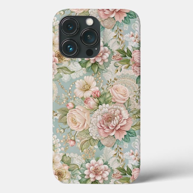 Vintage Botanical, Girly  Case-Mate iPhone Case (Back)