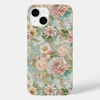 Vintage Botanical, Girly Case-Mate iPhone 14 Case