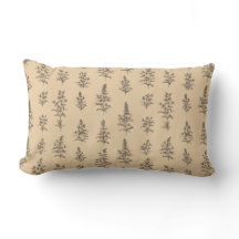Vintage Botanical Herb Pattern – Neutral Floral