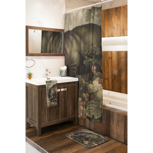 Vintage Botanical Hippo  Bath Towel Set (Creator Uploaded)
