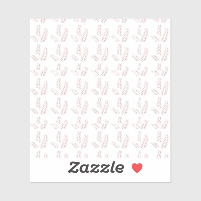 Vintage Botanical Illustration –Elegant Floral Art Sticker (Sheet)