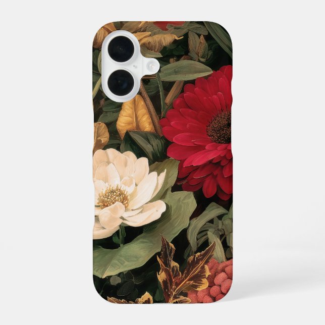 Vintage Botanical Illustration iPhone Case (Back)