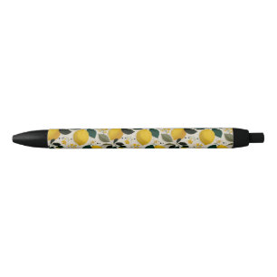 Vintage Botanical Lemon Seamless Pattern Pen