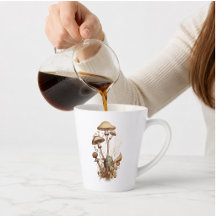 Vintage Botanical Mushroom Mug | Cottagecore Fores