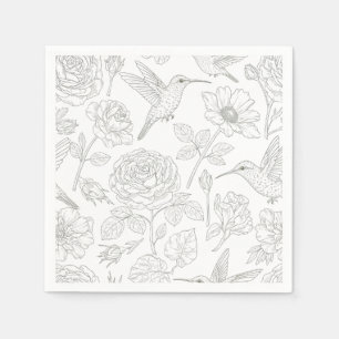 Vintage Botanical Napkin