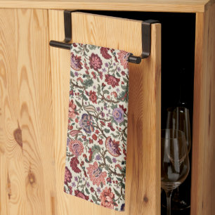 Vintage Botanical Paisley Floral Pattern – Ornate  Kitchen Towel