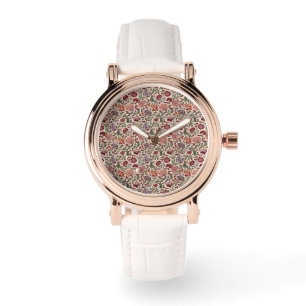 Vintage Botanical Paisley Floral Pattern – Ornate Watch