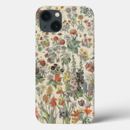 Vintage Botanical Pattern iPhone 13 Case