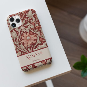Vintage Botanical Retirement Gifts for Mom Red Case-Mate iPhone 14 Case