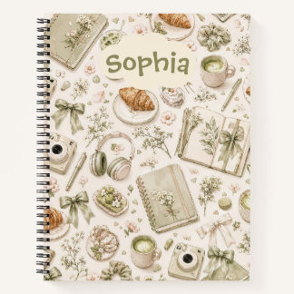 Vintage Botanical Spiral Notebook