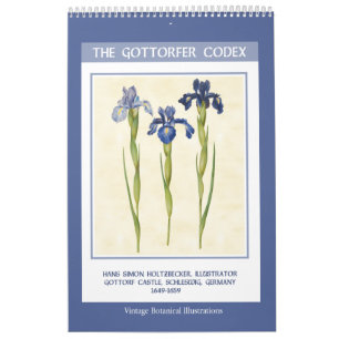 Vintage Botanical - The Gottorfer Codex 2027 Calendar