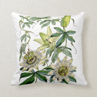 Vintage Botanical Throw Pillow