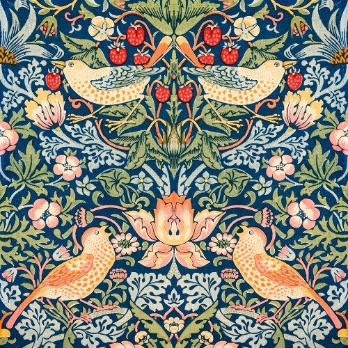 Vintage Botanical Wall Art Pattern_ William Morris