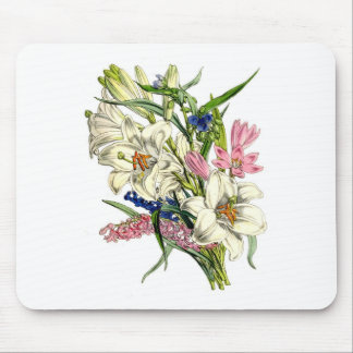 Vintage Botanicals Illustrations Mouse Pad