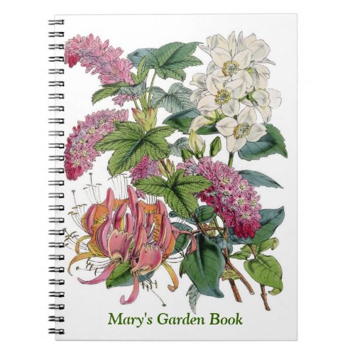 Vintage Botanicals Illustrations Notebook