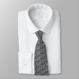 Vintage Bottle Cap Pop Art Retro Beer Pattern Neck Tie