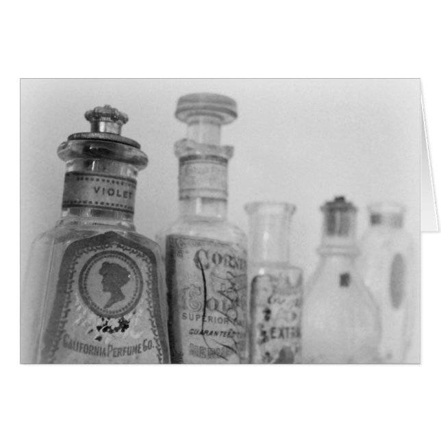 Vintage Bottles Cards (Front Horizontal)