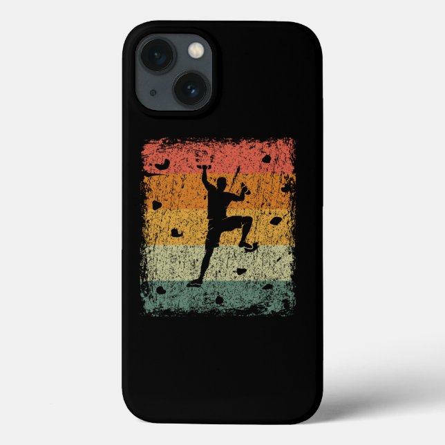 Vintage Bouldering Climbing Gift Case-Mate iPhone Case (Back)