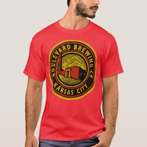 Vintage Boulevard Beer Co Bottle Cap T_Shirt