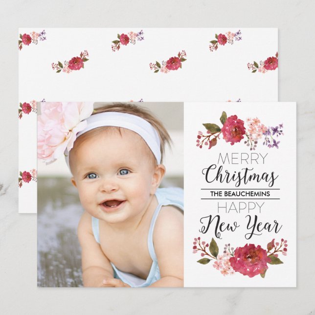 Vintage Bouquet Christmas Holiday (Front/Back)