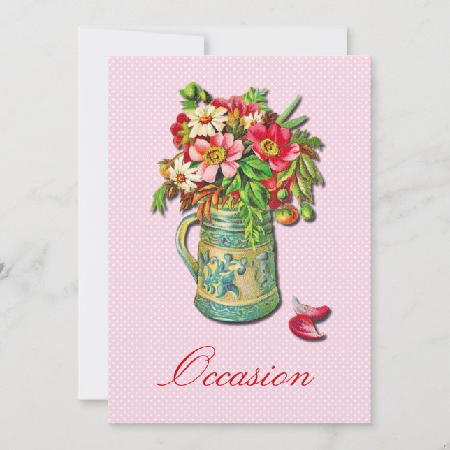 Vintage Bouquet Invitation (Front)