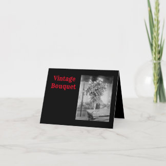 Vintage Bouquet Thank You Card