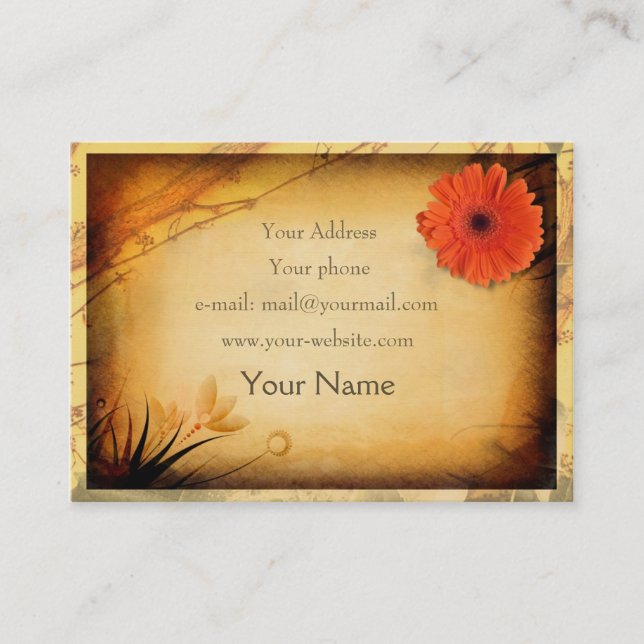 Vintage Boutique Business Card (Front)