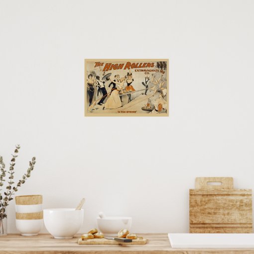 Vintage Bowling Advertisement Poster | Zazzle