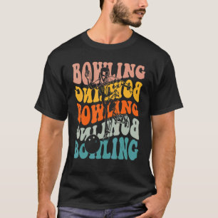 Vintage Bowling Bowling Player Mens Boys Kids T-Shirt