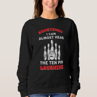 Vintage Bowling Team Bowler Bowling Boys Girls Sweatshirt