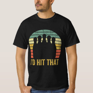 Vintage Bowling Team Fun Retro Bowler Sport Bowl T-Shirt