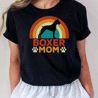 Vintage Boxer Dog Mom Sunset