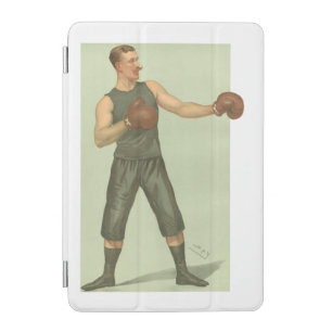 Vintage Boxer with Long Green Trunks iPad Mini Cover