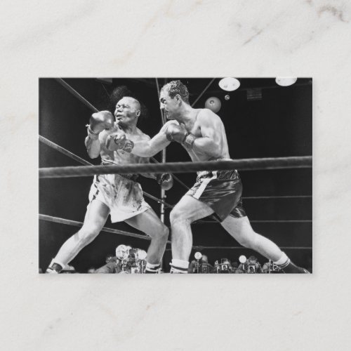 Vintage Boxing Business Cards
