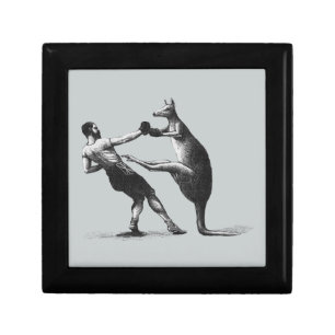 Vintage Boxing kangaroo Gift Box