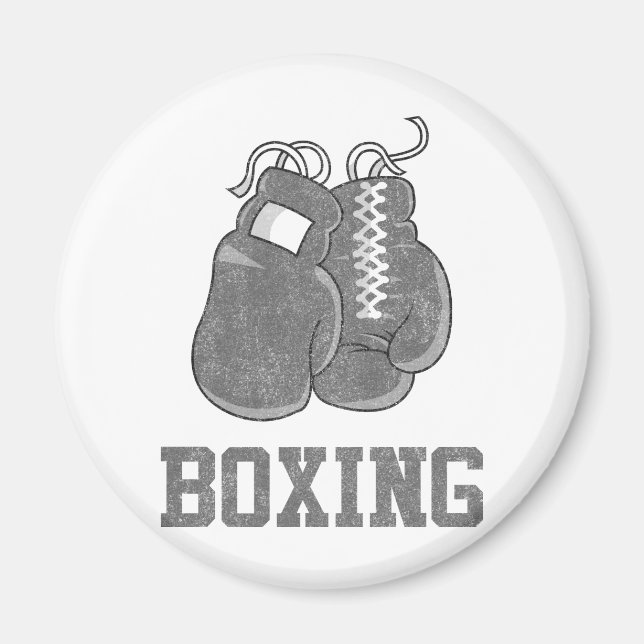 Vintage Boxing Magnet (Front)