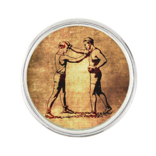 Vintage boxing men pin