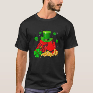 Vintage Boxing St. Patrick's Day Shamrock Irish Co T-Shirt