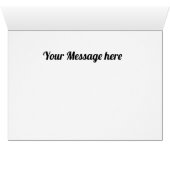 Vintage boy with airplane Valentine message card (Inside Horizontal (Bottom))