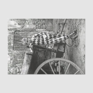 Vintage Boys in Harlequin Suit Tissue Paper