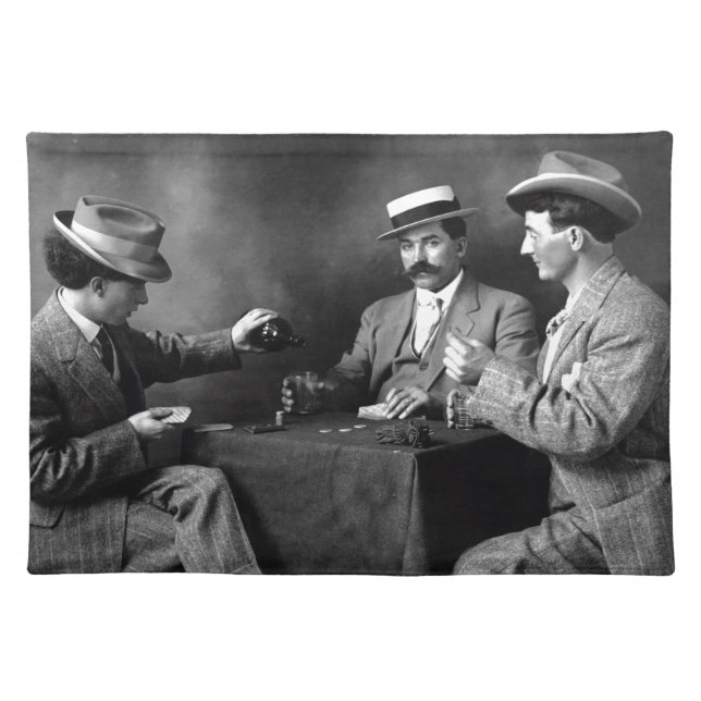 Vintage Boys Night Out Placemat (Front)