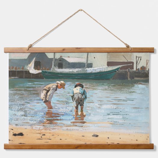 Vintage Boys Wading By Winslow Homer (1873)