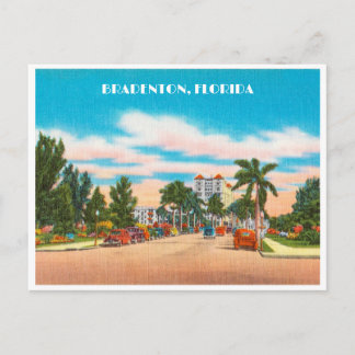 Vintage Bradenton, Florida Postcard