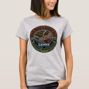 Vintage Brain Waves Garden Maze Neuroscience T-Shirt