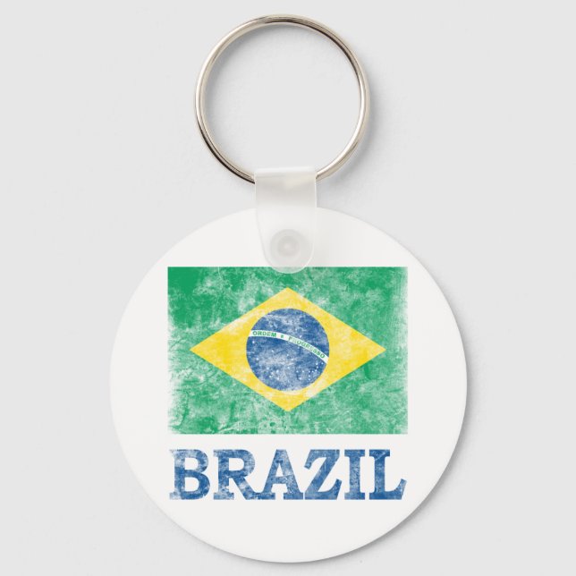 Vintage Brazil Keychain (Front)