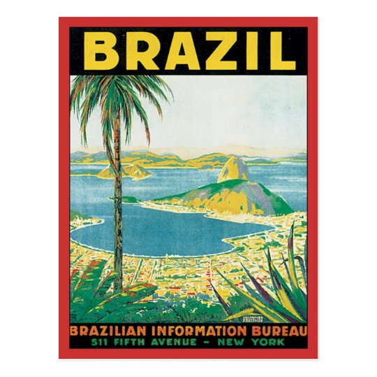Vintage Brazil Postcard